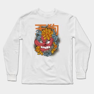 Tengu mask Long Sleeve T-Shirt